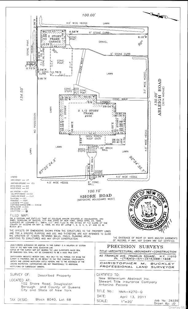 102 Shore Road Queens, NY 11363 - Photo 22 of 22 Survey