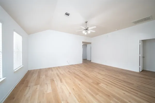 wooden floor in an empty room