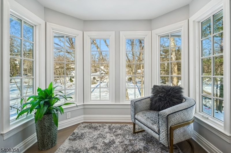 5 Farley Road Short Hills, NJ 07078 - Photo 10 of 26 a living room with furniture and a potted plant