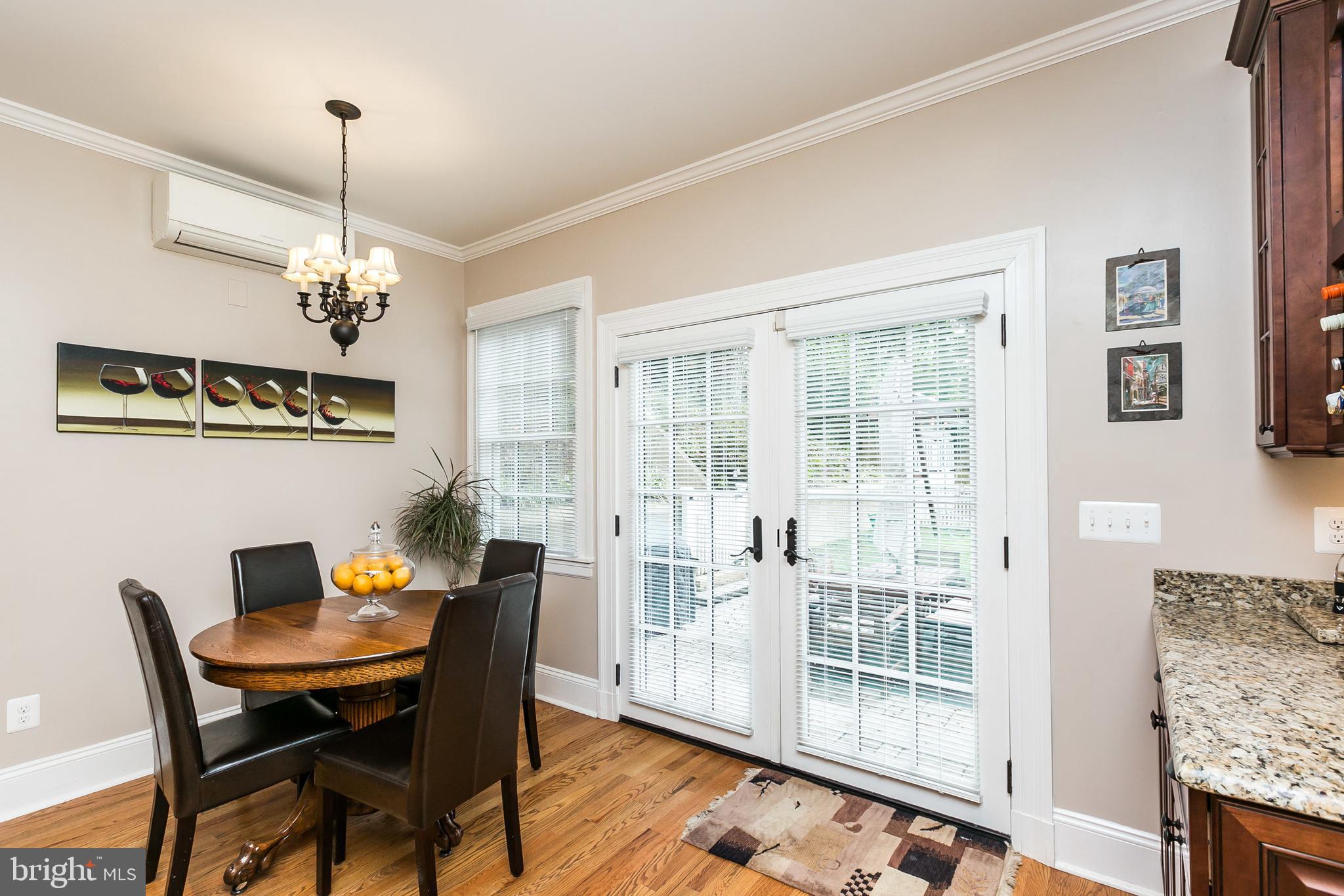 5407 Falls Rd Terrace Baltimore, MD 21210 - Photo 29 of 65 French doors lead to beautiful patio