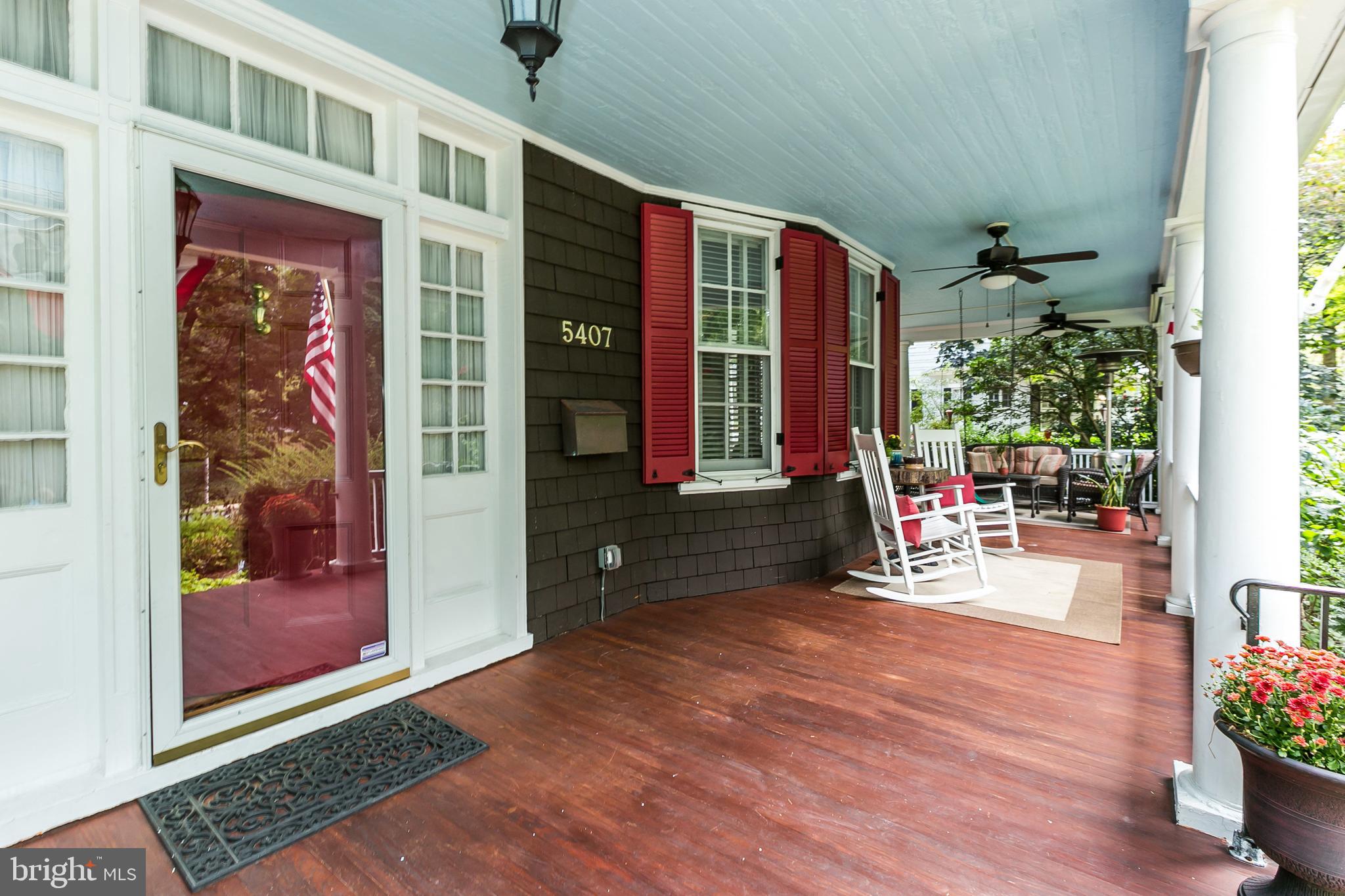 5407 Falls Rd Terrace Baltimore, MD 21210 - Photo 6 of 65 Large Wrap-Around Porch