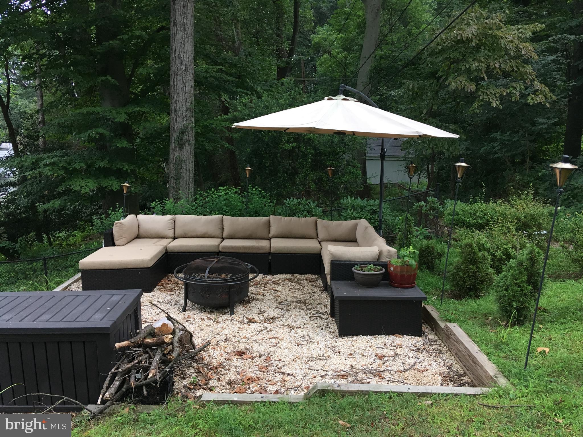 5407 Falls Rd Terrace Baltimore, MD 21210 - Photo 61 of 65 Peaceful sitting area behind house!