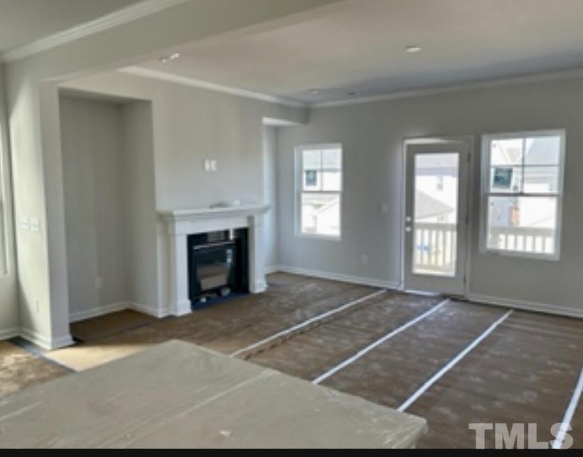 6410 Nurture Avenue, Unit 3272 Raleigh, NC 27616 - Photo 5 of 5 a view of an empty room with a window and fire place