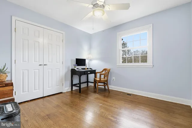 a view of a patio on the deck