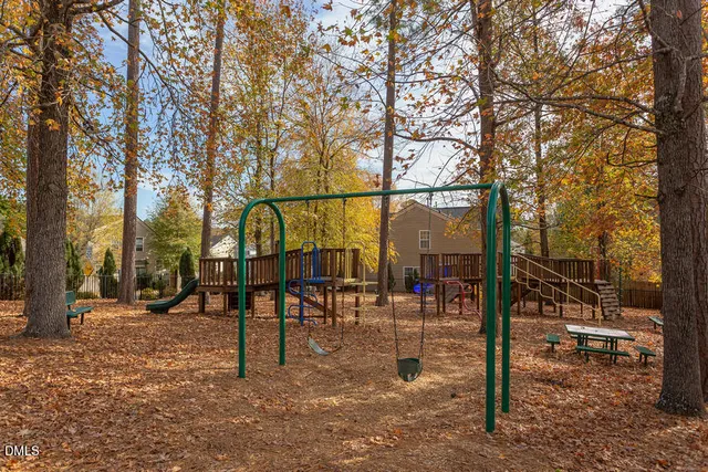 a view of outdoor space with seating