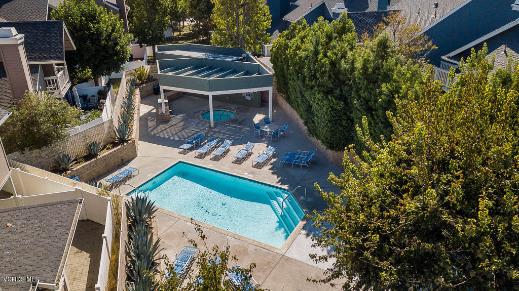 1818 Rory Lane, Unit 8 Simi Valley, CA 93063 - Photo 28 of 31 an aerial view of a house