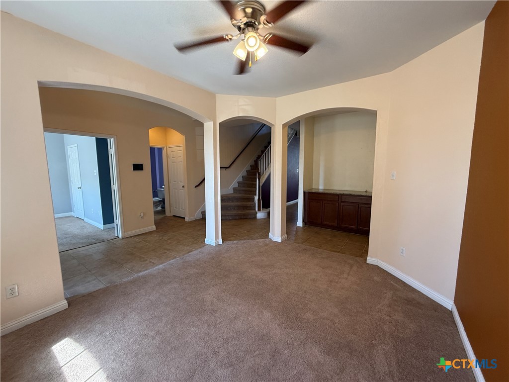 5607 Siltstone Loop Killeen, TX 76542 - Photo 14 of 48 a view of empty room with ceiling fan