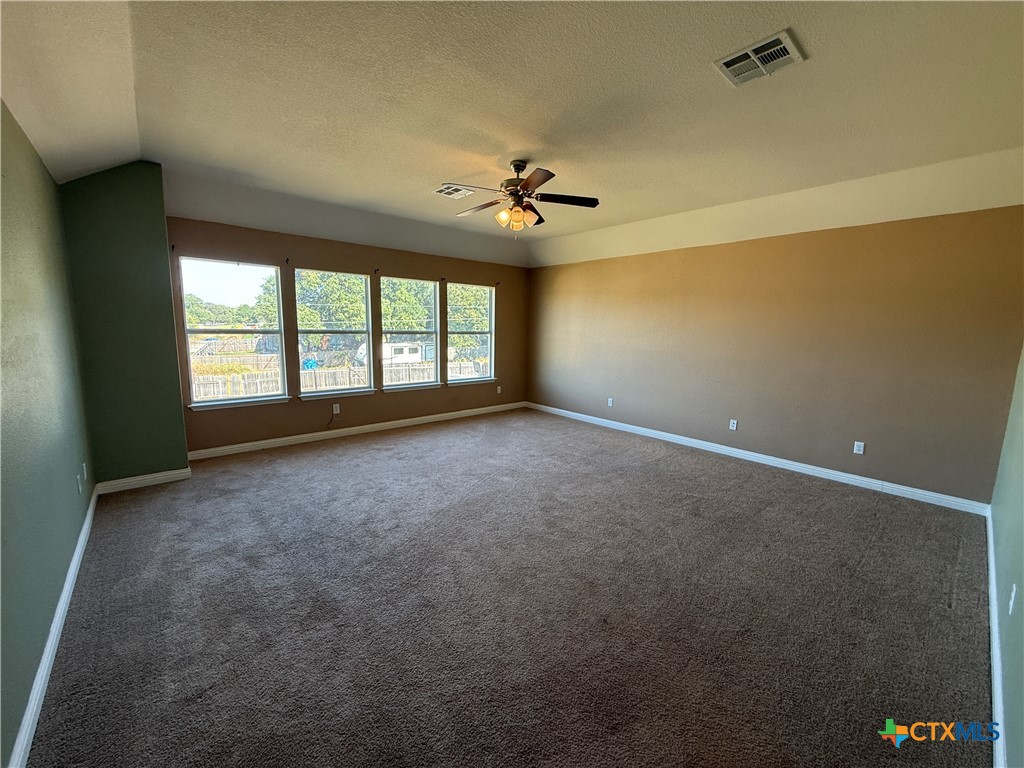 5607 Siltstone Loop Killeen, TX 76542 - Photo 40 of 48 an empty room with windows and ceiling fan view