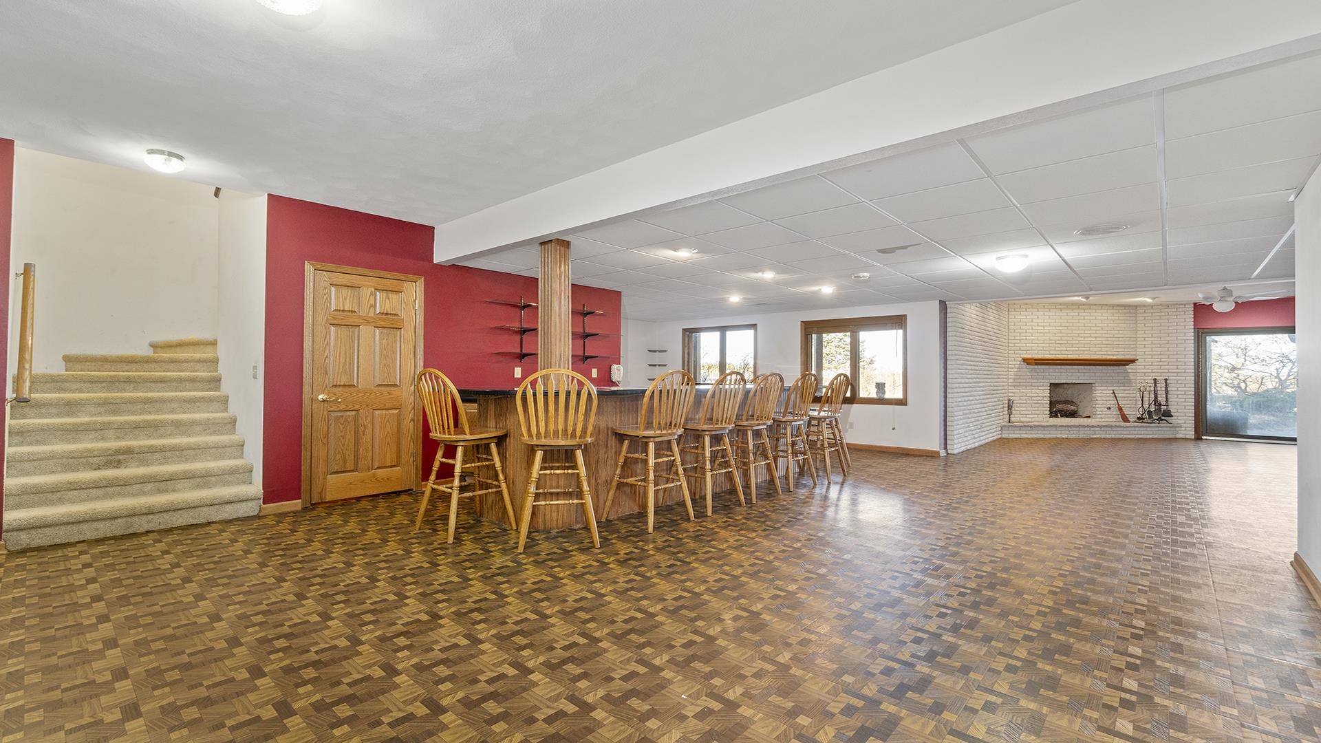 7674 West Pines Road Polo, IL 61064 - Photo 37 of 60 a room with furniture and a view of kitchen