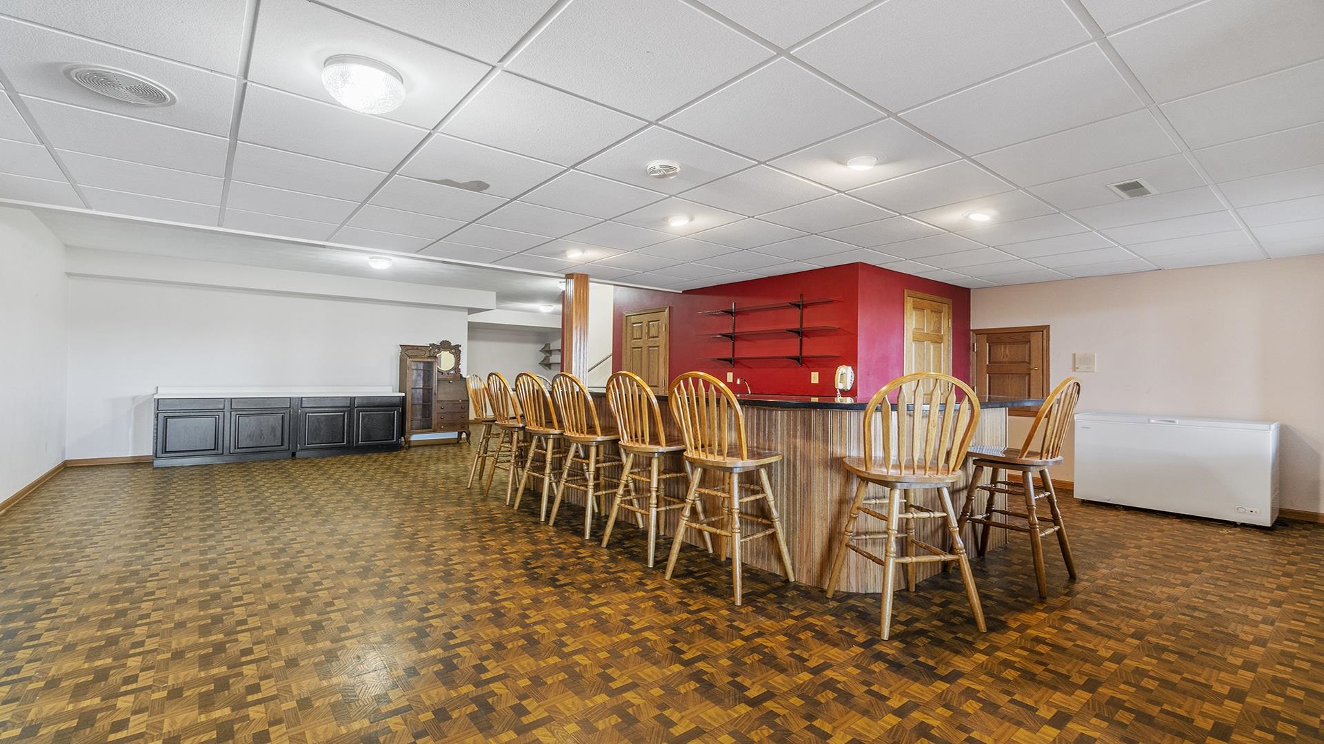 7674 West Pines Road Polo, IL 61064 - Photo 38 of 60 a view of a room with furniture and air hockey table