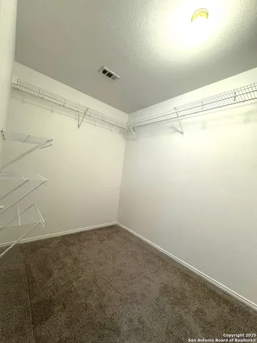 a view of a room with empty racks