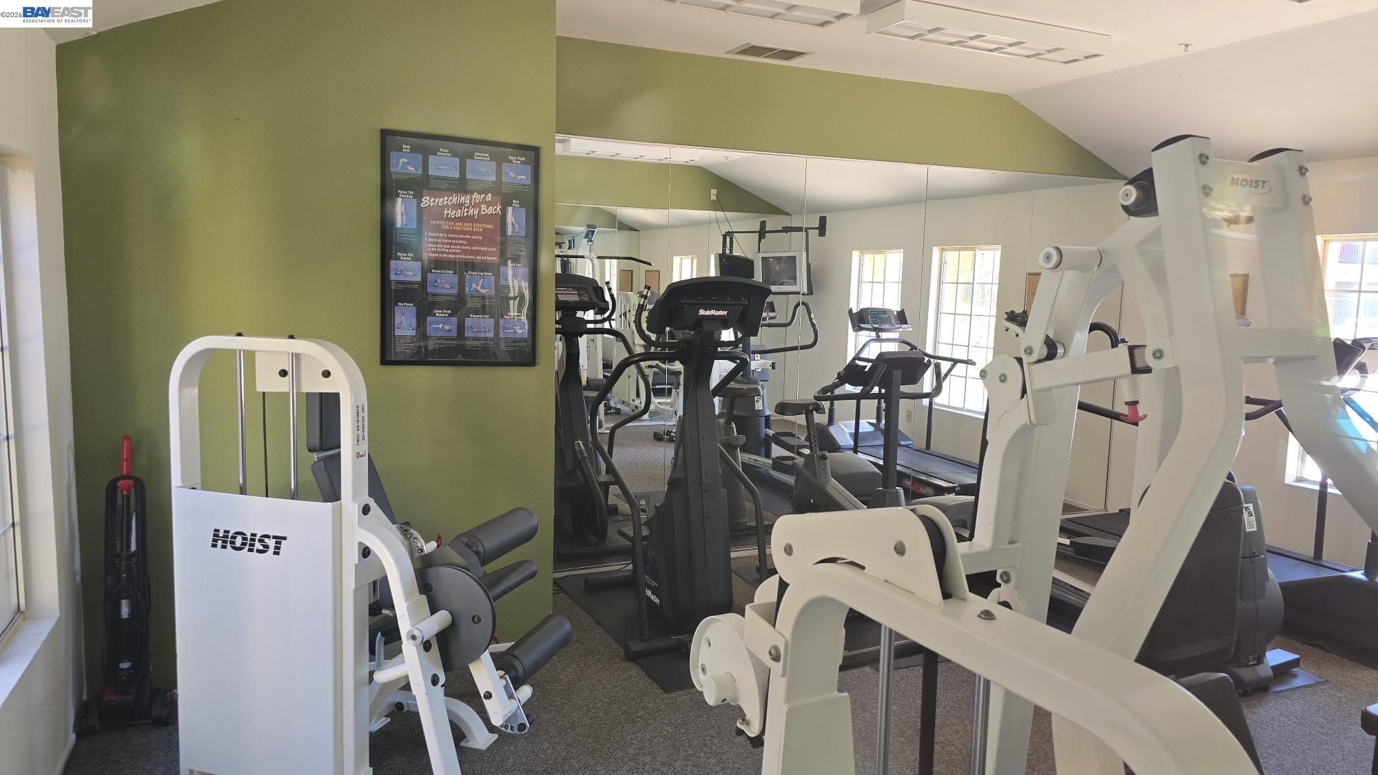 735 Watson Canyon Court, Unit 218 San Ramon, CA 94582 - Photo 21 of 26 a view of a room with gym equipment