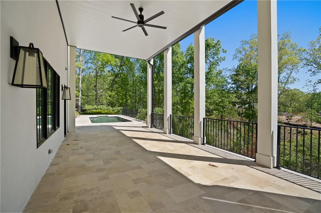 1285 Stuart Ridge Johns Creek, GA 30022 - Photo 81 of 89 a view of a porch with a floor to ceiling windows