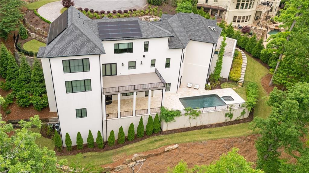 1285 Stuart Ridge Johns Creek, GA 30022 - Photo 82 of 89 a aerial view of a house with a yard