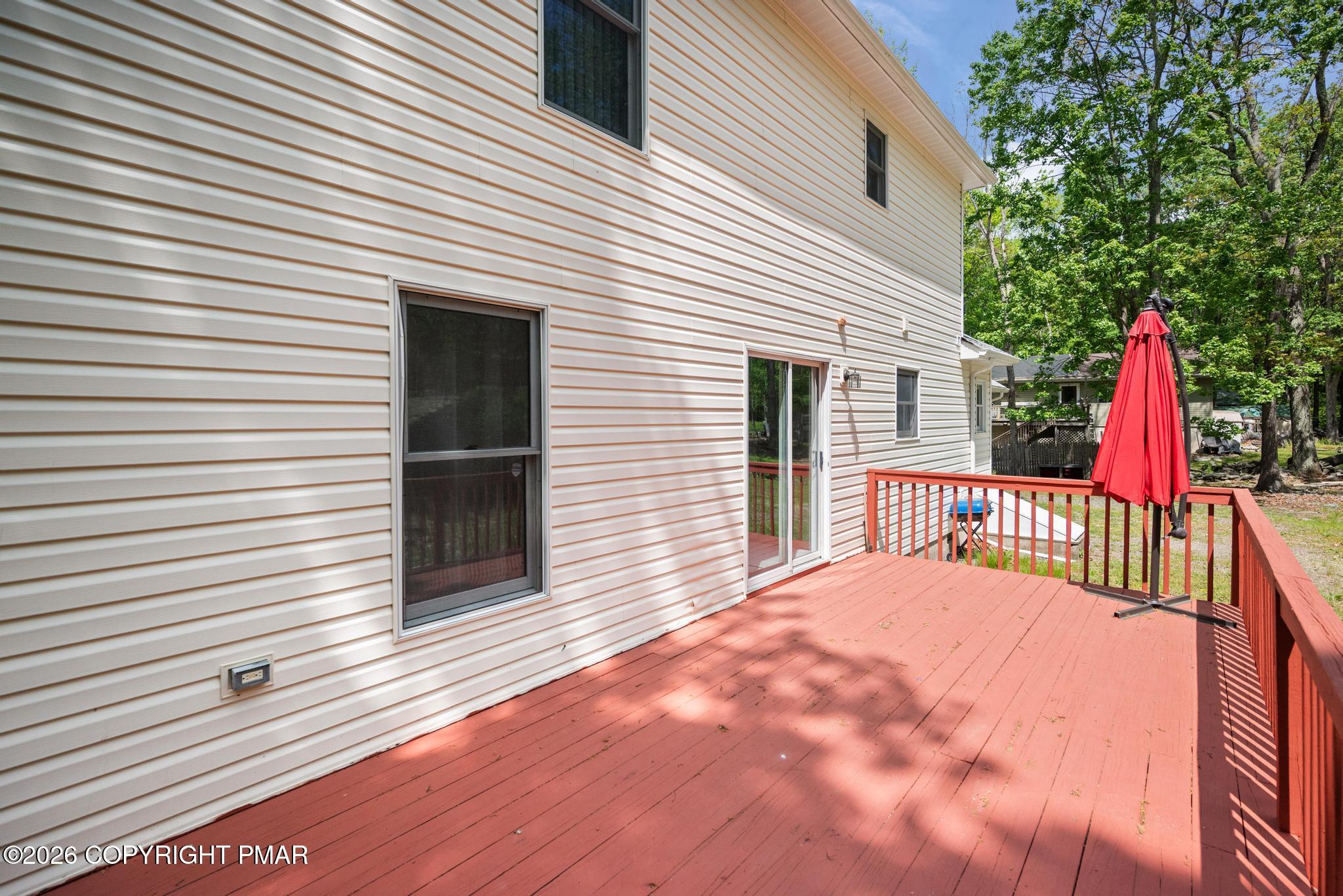 2312 Cramer Court Bushkill, PA 18324 - Photo 33 of 37 a view of a deck with a backyard