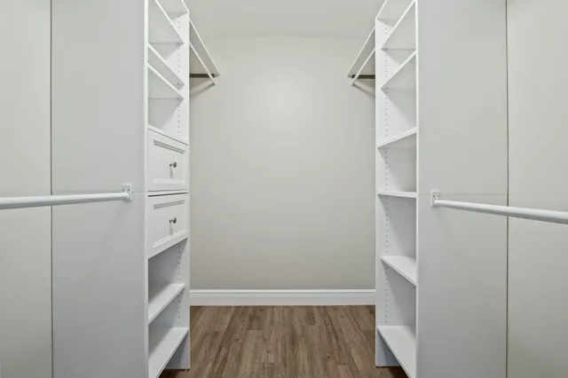 a view of walk in closet