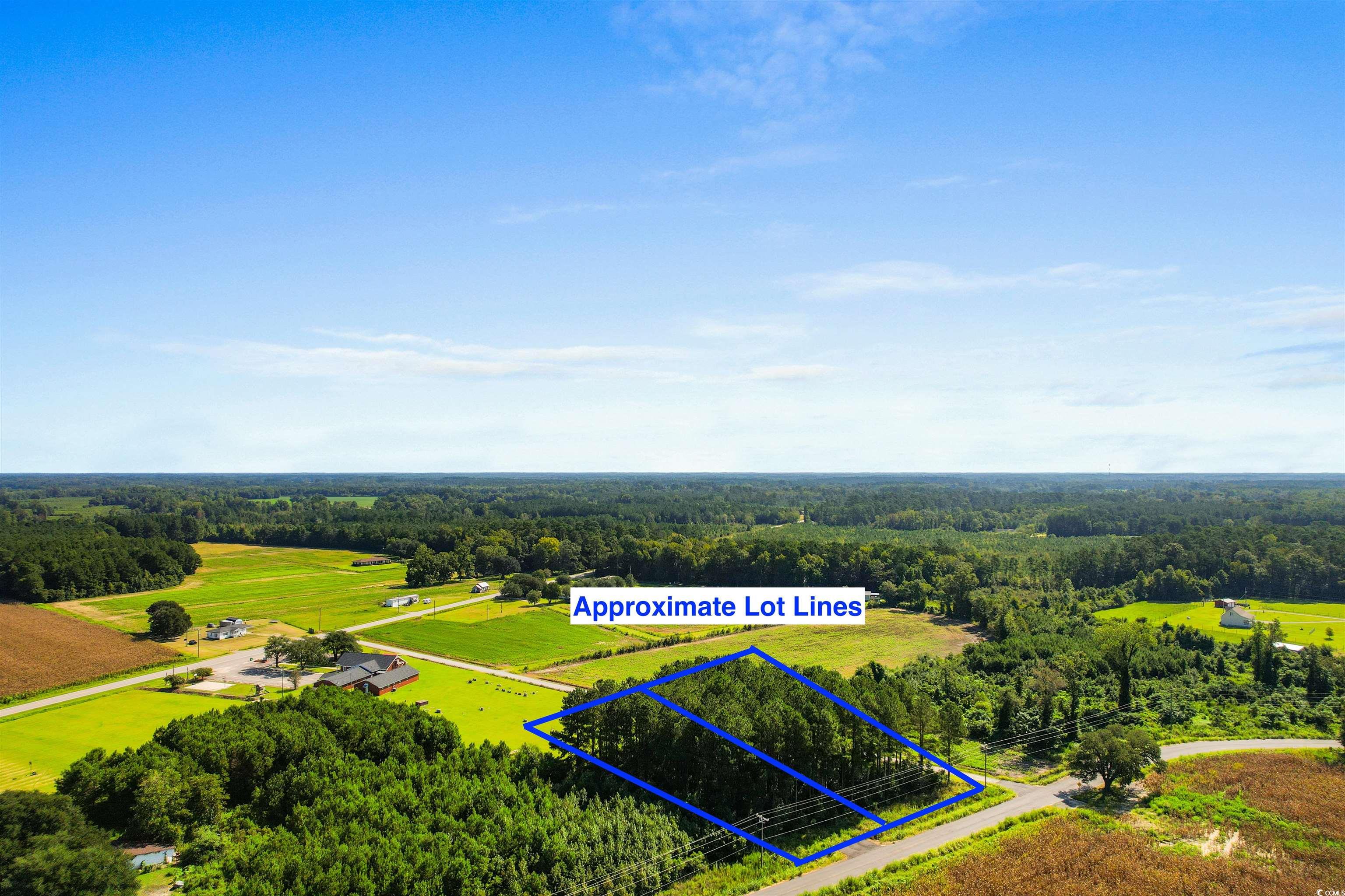 Lot 1 Fairlane Road Loris, SC 29569 - Photo 6 of 8 View of rural area with property parcel outlined a