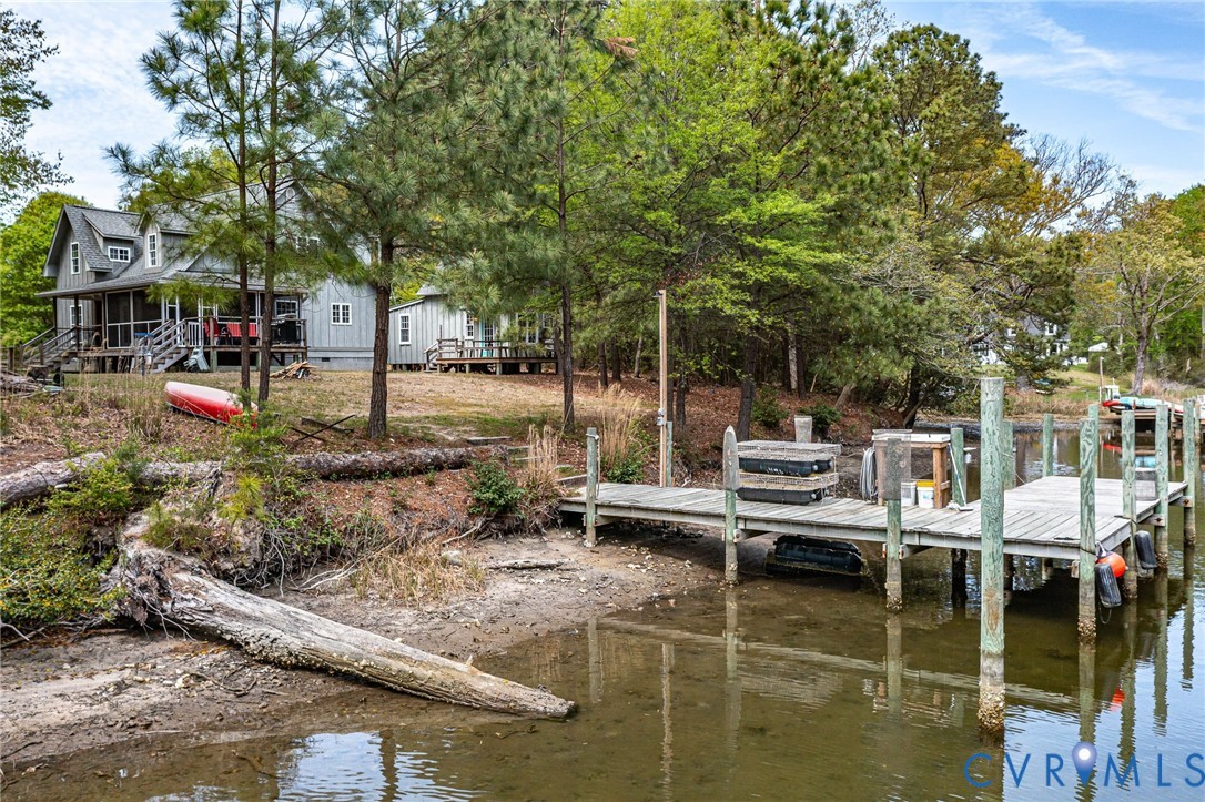 193 Deep Water Lane Reedville, VA 22539 - Photo 54 of 84 The property features a private dock with direct w