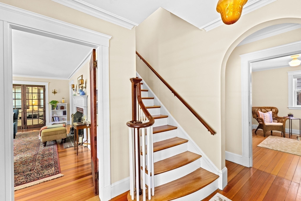 157 Branch Street Scituate, MA 02066 - Photo 20 of 41 a view of living room and dining room and wooden floor