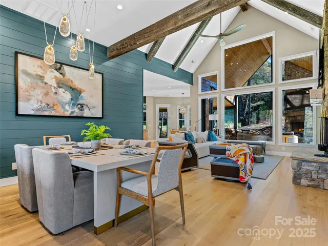 a view of a livingroom with furniture and window
