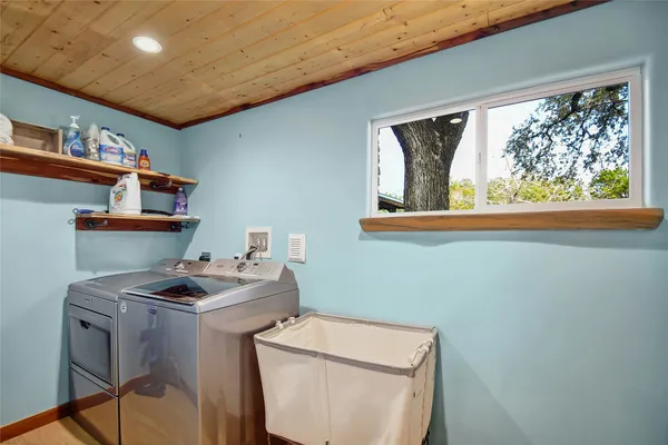 a room with storage and utility