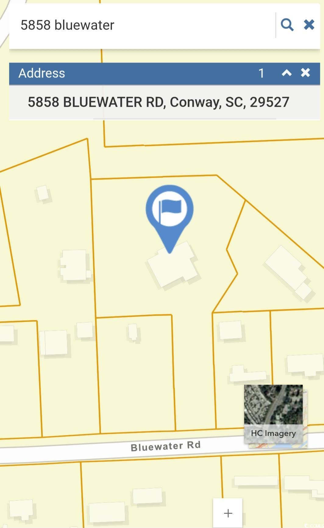 5858 Bluewater Road Conway, SC 29527 - Photo 40 of 40 Map showing property parcels