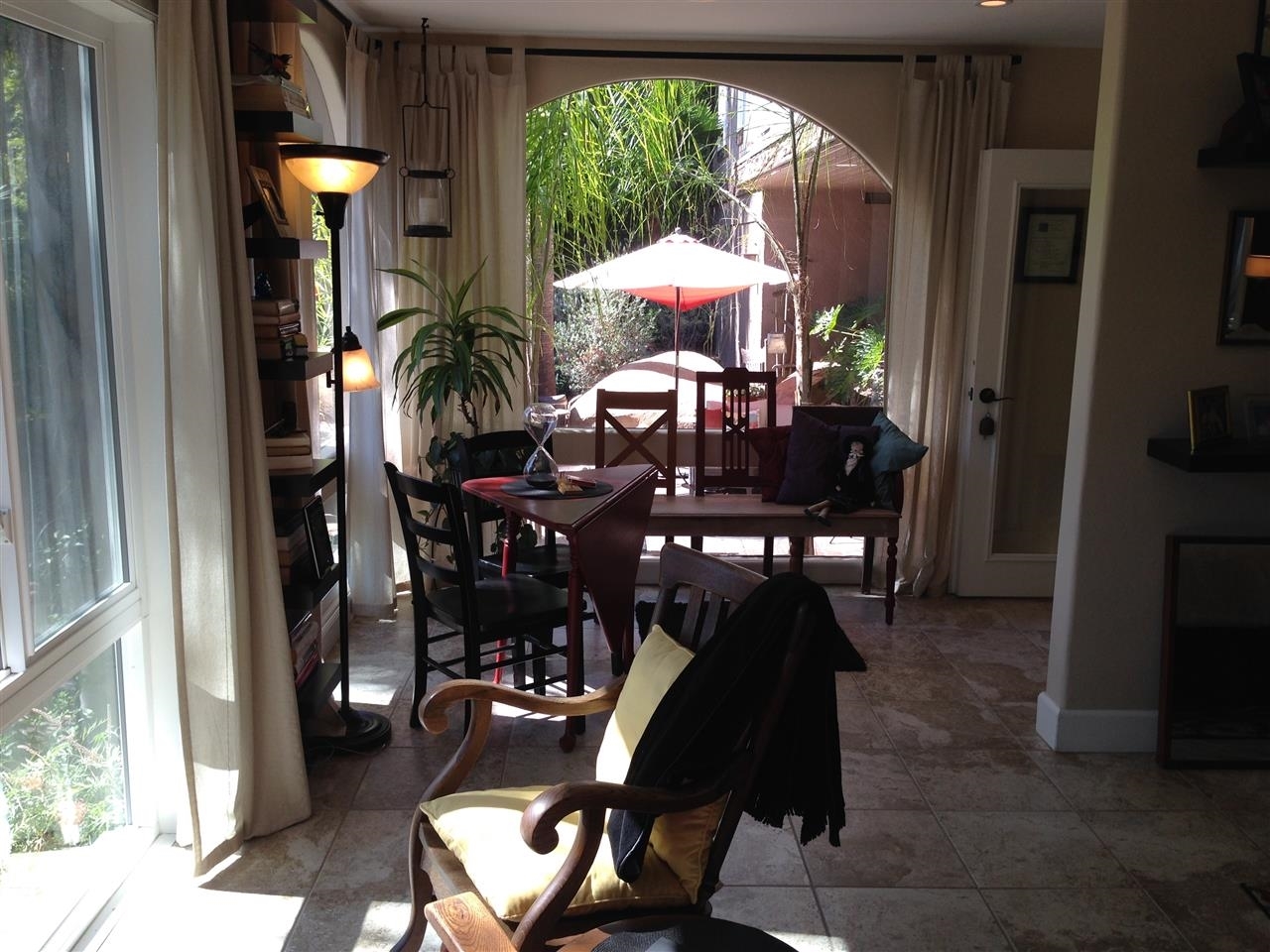 4959 New Ranch Road El Cajon, CA 92020 - Photo 11 of 23 The Master Bedroom retreat, overlooking the back patio, lush premises and beautiful, "lagoon setting" pool.