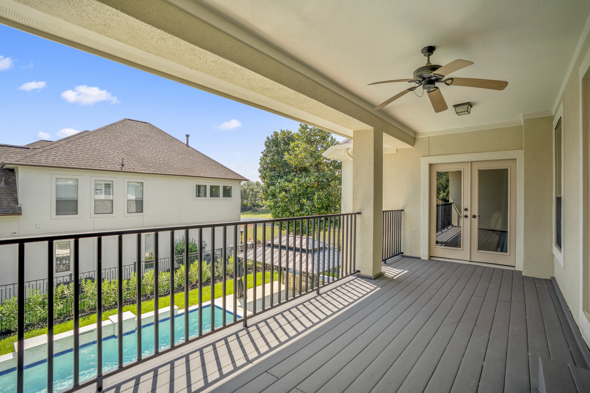 8115 Salta Verde Point Katy, TX 77494 - Photo 48 of 50 a view of a porch with wooden floor