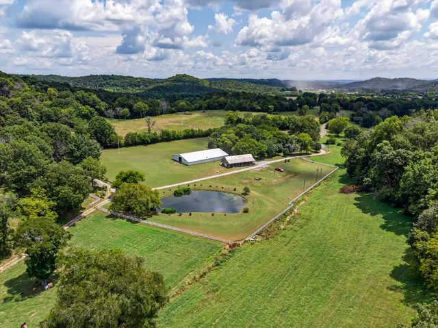 a bedroom with furniture and a bed