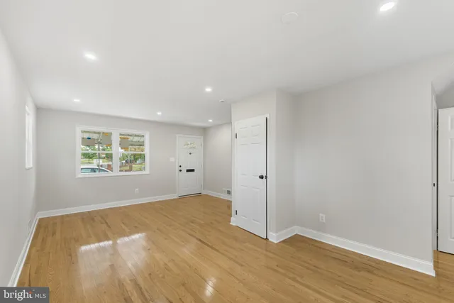 a view of an empty room