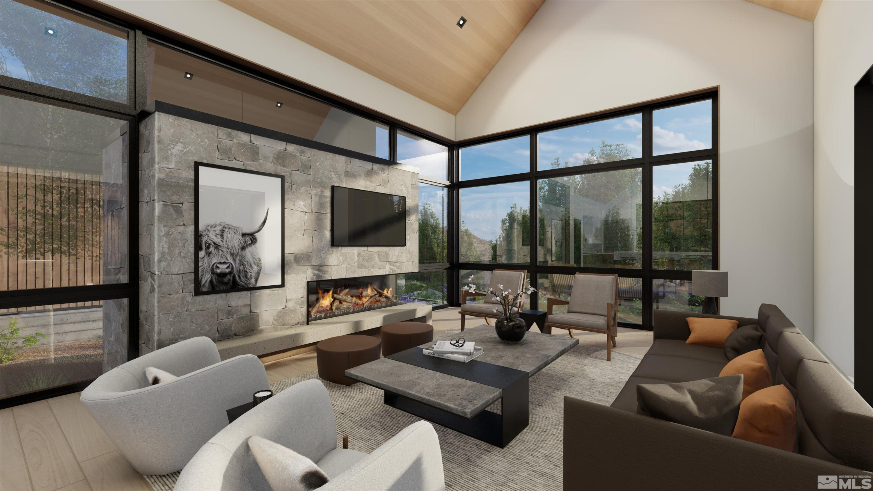 1005 Stag Ridge Court, Unit 5 Reno, NV 89519 - Photo 16 of 23 a living room with furniture and a flat screen tv