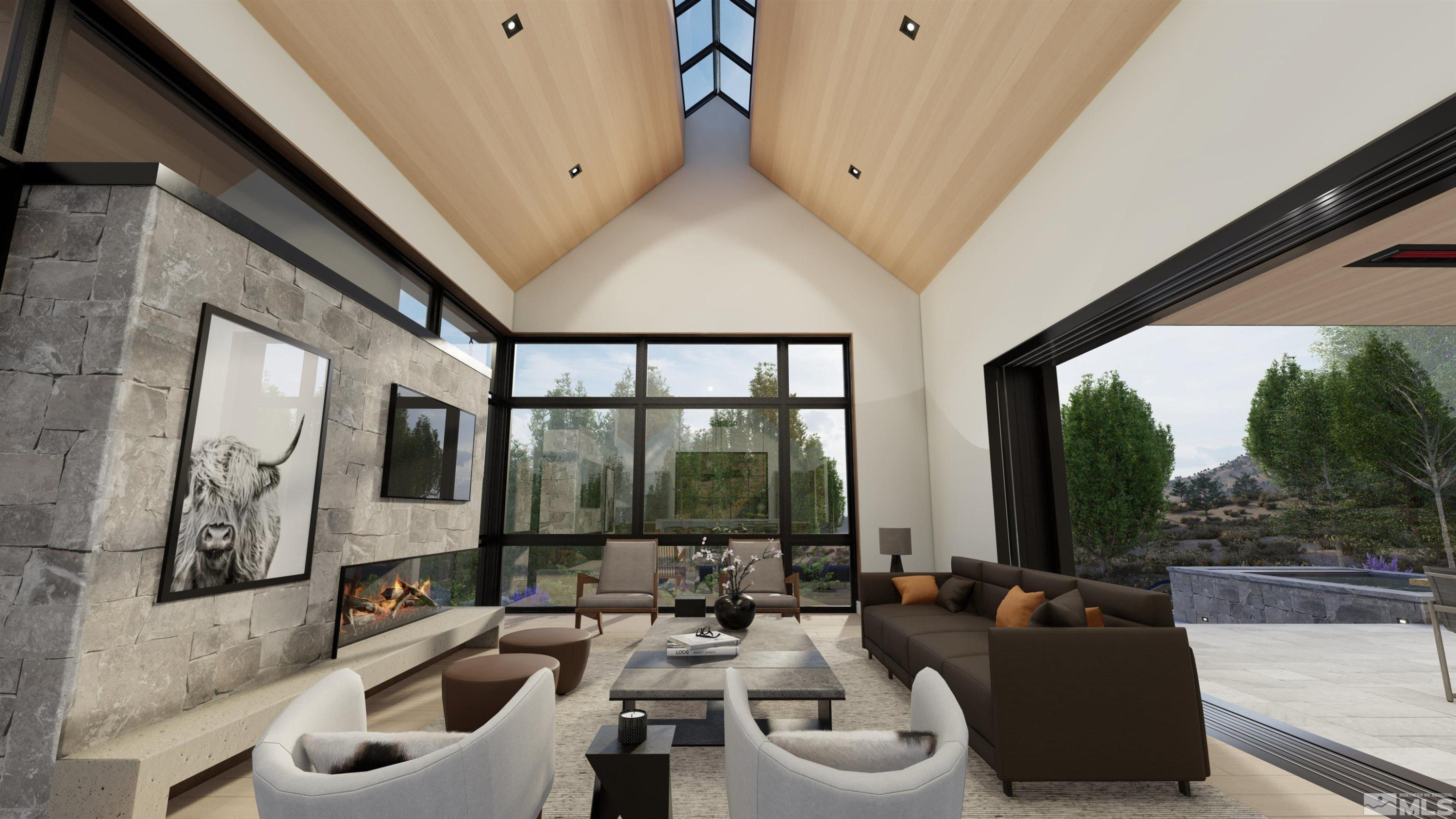 1005 Stag Ridge Court, Unit 5 Reno, NV 89519 - Photo 20 of 23 a living room with furniture and large windows