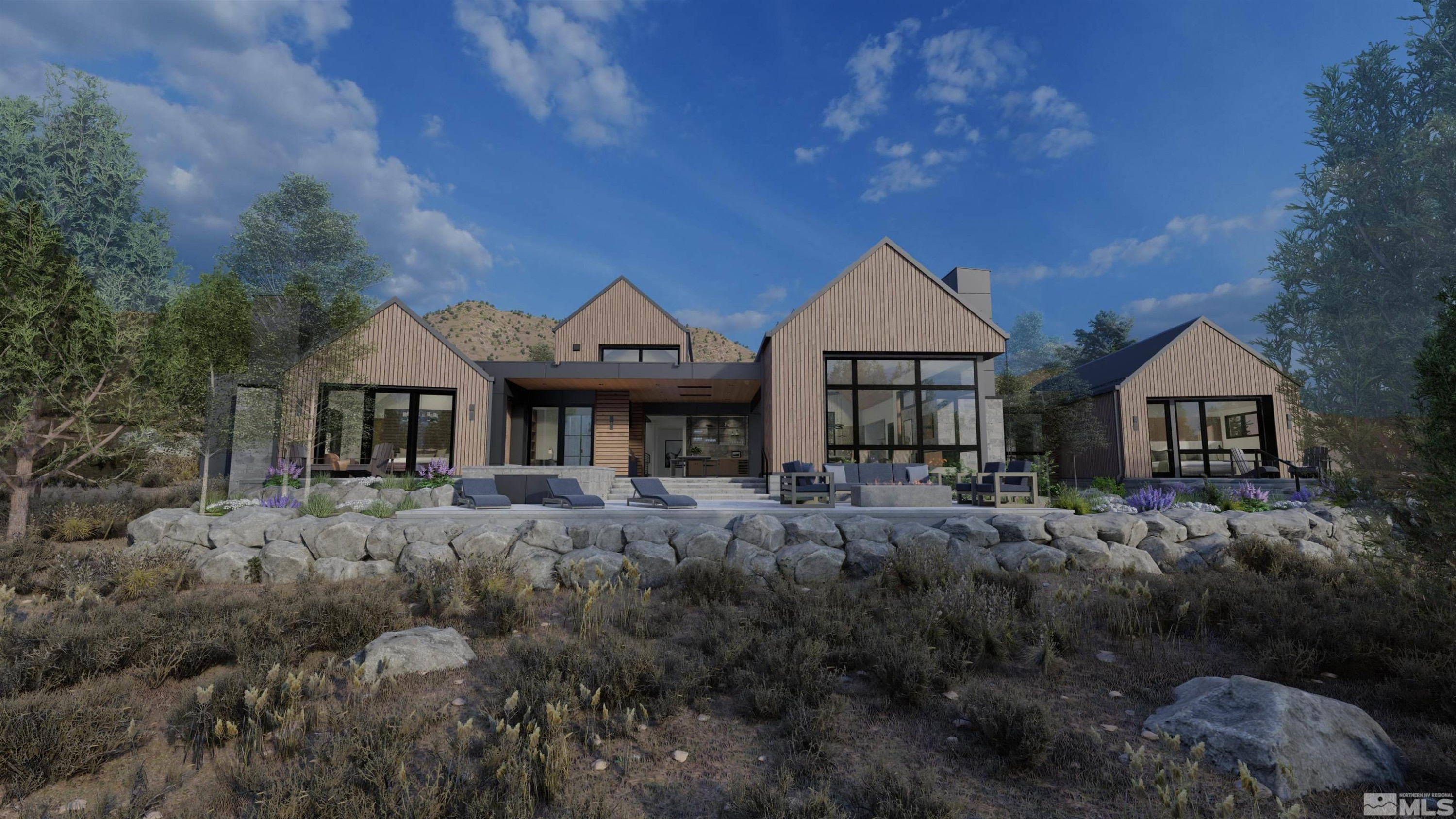 1005 Stag Ridge Court, Unit 5 Reno, NV 89519 - Photo 5 of 23 a front view of house with yard and green space