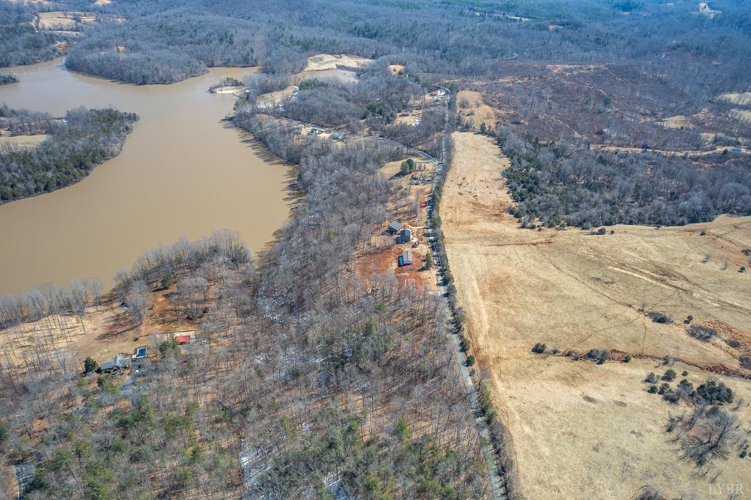 2066 Turkey Mountain Road Amherst, VA 24521 - Photo 12 of 17 a aerial view of a house with a yard