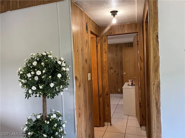 a house view with a garden space