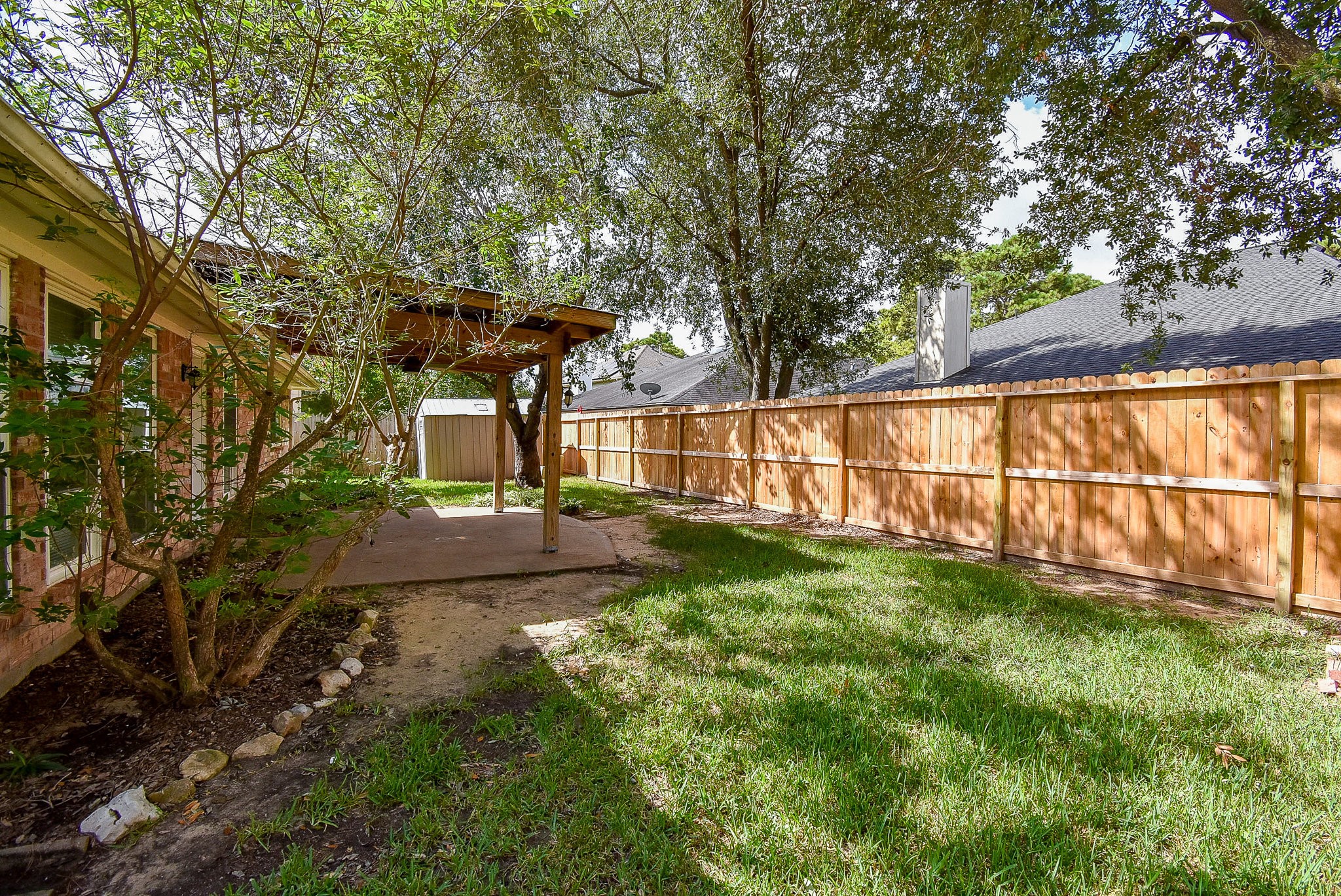 5431 Gosforth Drive Katy, TX 77449 - Photo 15 of 15 a view of yard with green space