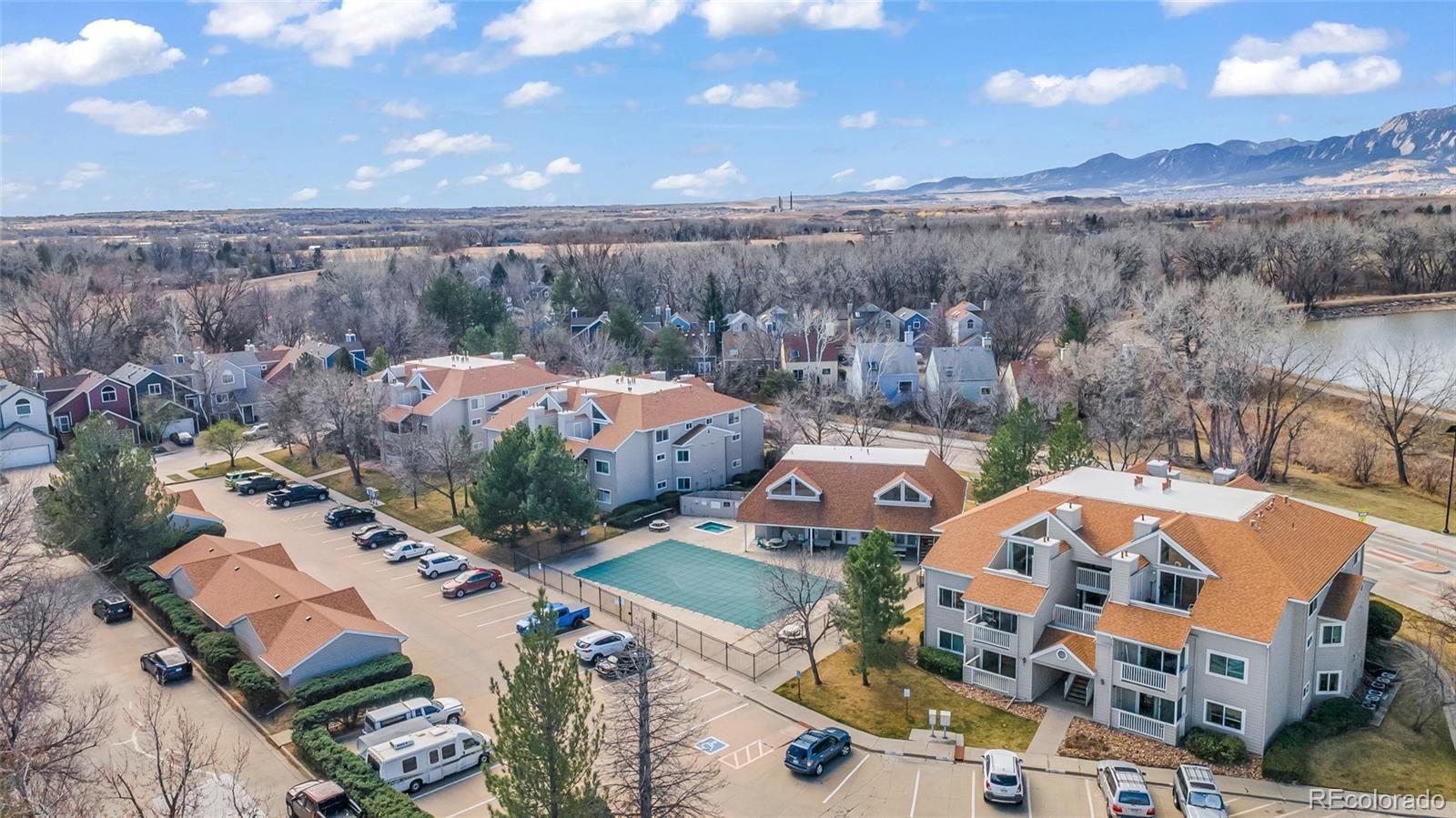 4870 Twin Lakes Road, Unit 1 Boulder, CO 80301 - Photo 24 of 26 an aerial view of multiple house
