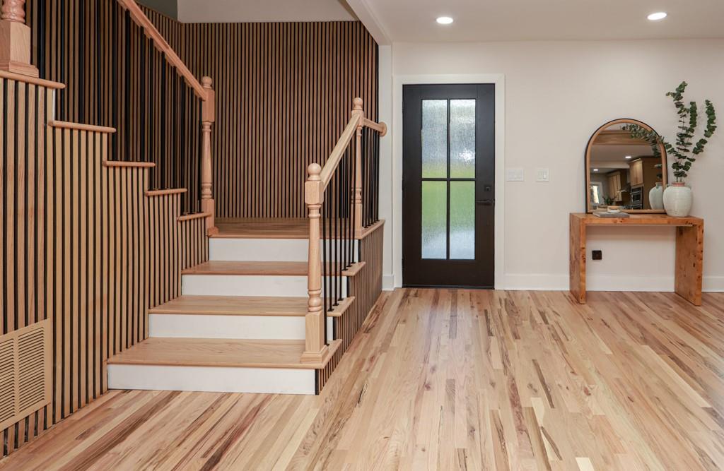 2566 Creekwood Terrace Decatur, GA 30030 - Photo 5 of 49 a view of entryway and hall with wooden floor
