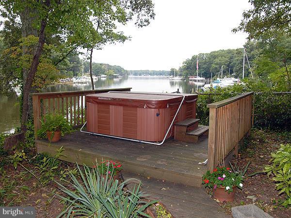 500 Riverside Drive Pasadena, MD 21122 - Photo 10 of 29 Hot Tub overlooking the water!
