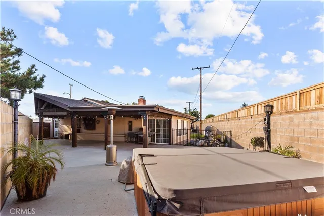 a view of a house with sitting area