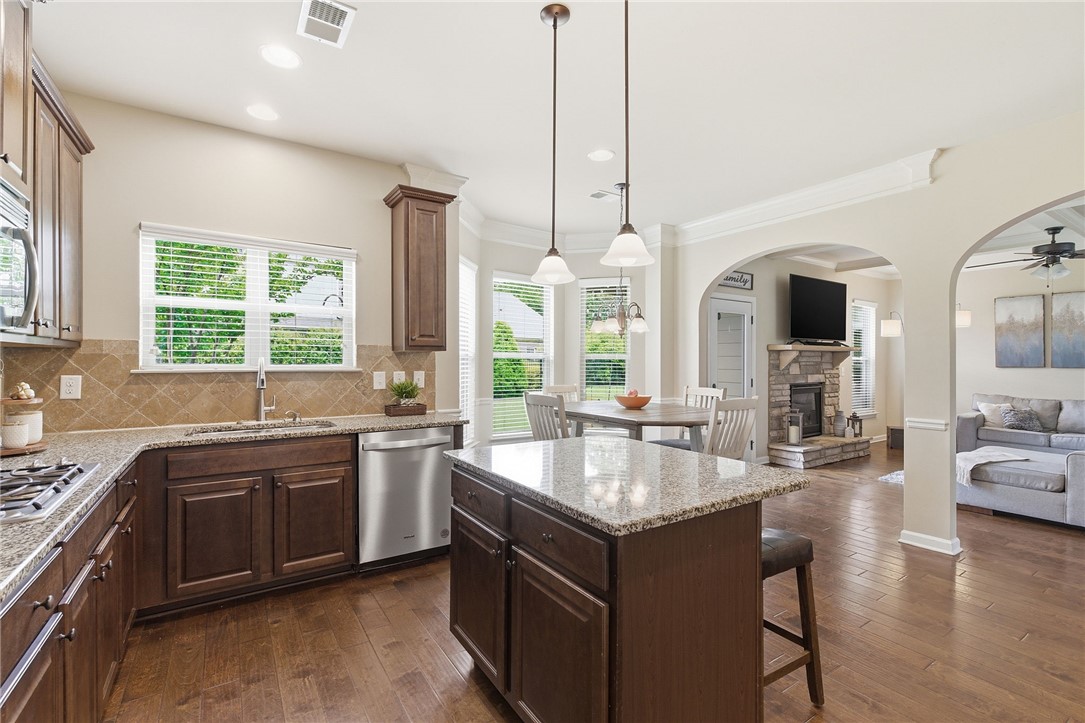 138 Buckland Drive Anderson, SC 29621 - Photo 19 of 49 This spacious kitchen offers a seamless flow into the living areas, perfect for everyday living.