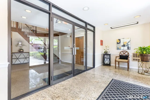 a very nice looking room with a large window