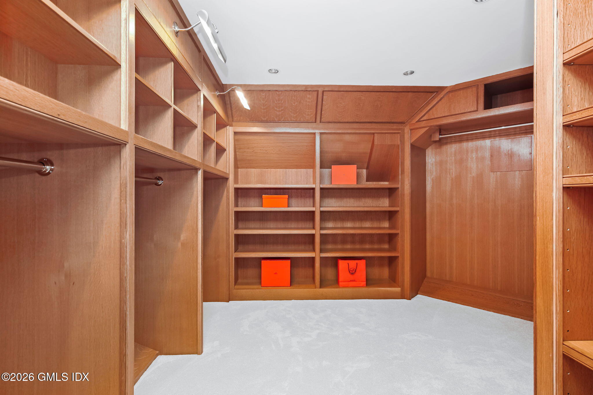 164 Round Hill Road Greenwich, CT 06831 - Photo 26 of 67 a view of walk in closet with empty racks