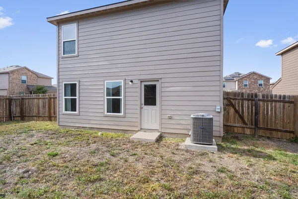a front view of a house with patio