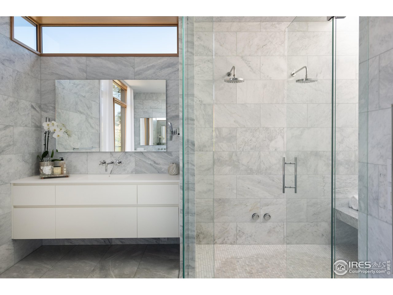 1505 Sunset Boulevard Boulder, CO 80304 - Photo 14 of 40 a bathroom with a bathtub shower sink and mirror