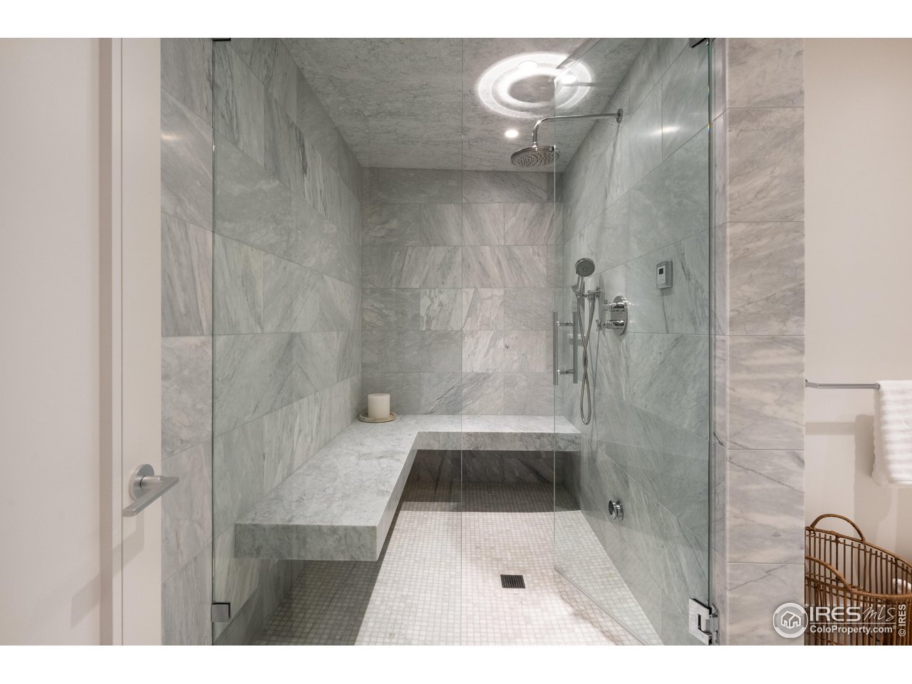 1505 Sunset Boulevard Boulder, CO 80304 - Photo 25 of 40 a bathroom with a sink and shower