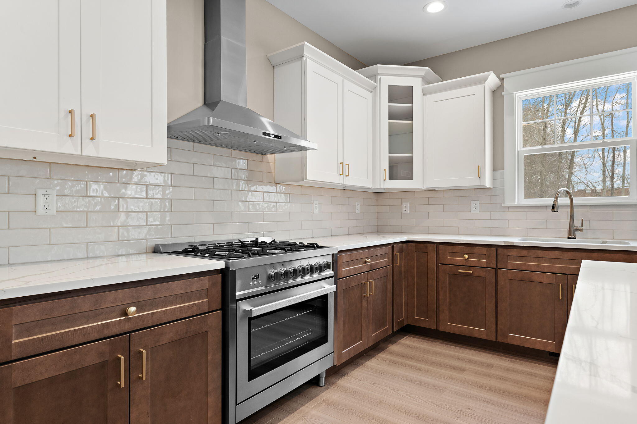 2132 Pradera Trail Chesterton, IN 46304 - Photo 20 of 46 a kitchen with stainless steel appliances granite countertop a stove and a sink