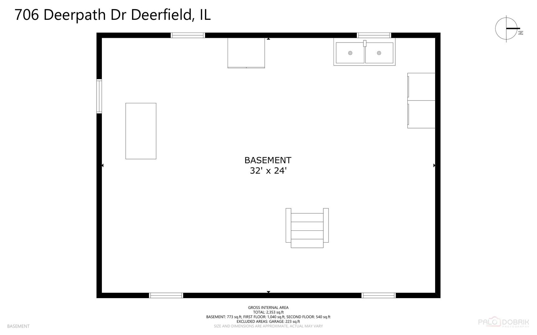 706 Deerpath Drive Deerfield, IL 60015 - Photo 36 of 36 a picture of floor with a white wall and a painting