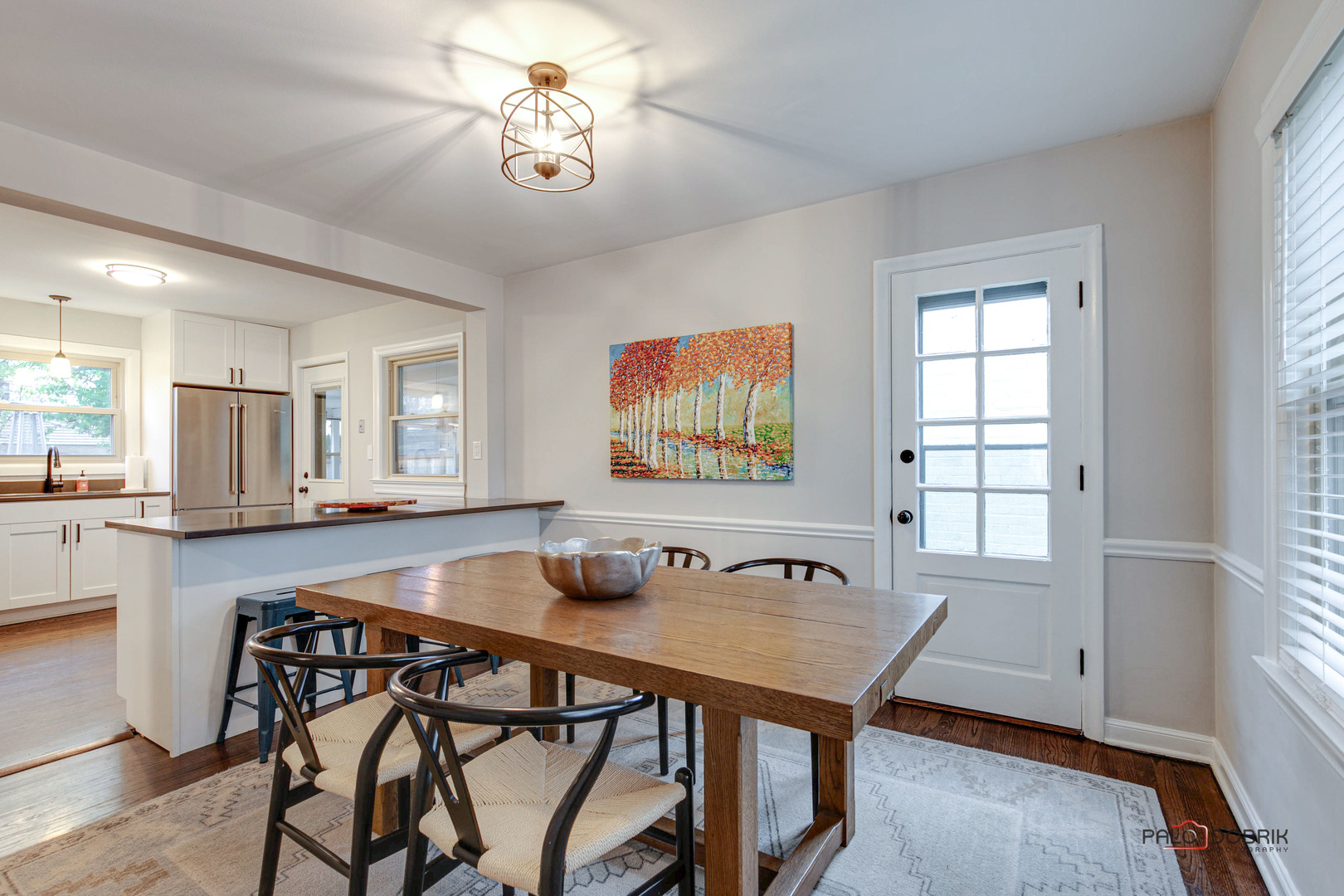 706 Deerpath Drive Deerfield, IL 60015 - Photo 6 of 36 a view of a dining room with furniture window and wooden floor