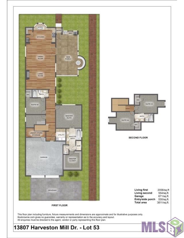 13807 Harveston Mill Drive Baton Rouge, LA 70810 - Photo 42 of 42 Floor plan